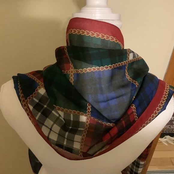 Two Oblong Scarves in Fall Colors - Picture 10 of 13
